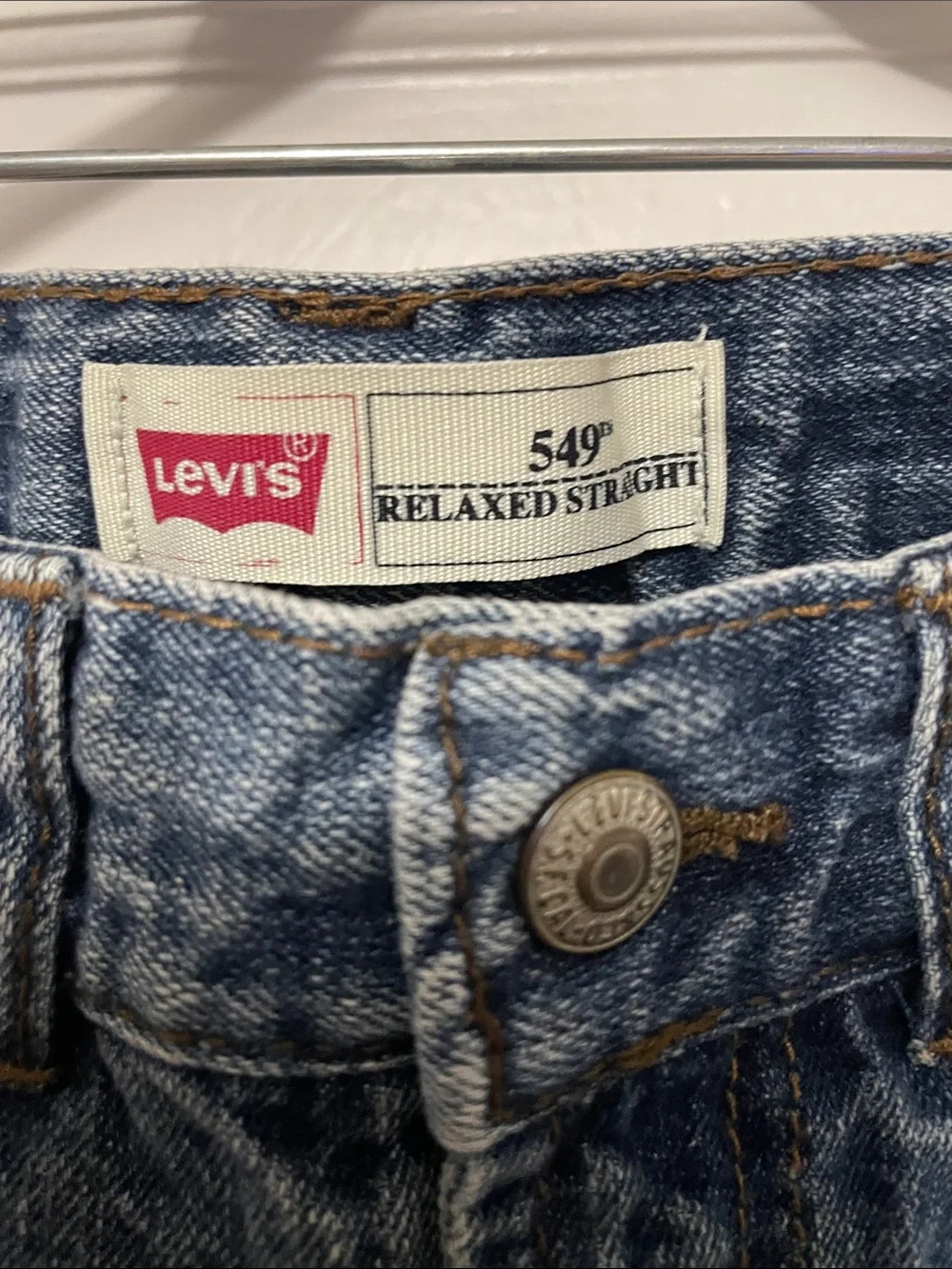 Levi's Boys Blue Straight Jeans - Faded Indigo